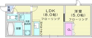 北３４条駅 徒歩9分 3階の物件間取画像